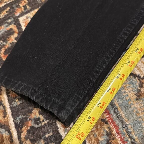 AUTHENTIC 1995 vintage 512 Levi’s black 28 long mint condition - Picture 8 of 12